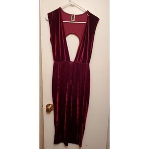 Go Jane Burgundy dress size 10